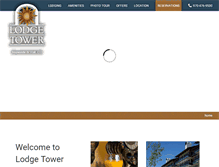 Tablet Screenshot of lodgetower.com